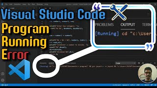 How to Run program In VS Code Terminal  VS Code Terminal not working CC [upl. by Eiramanig]