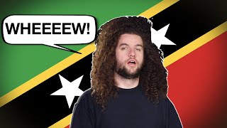 Flag Fan Friday St Kitts and Nevis Geography Now [upl. by Nohsreg10]