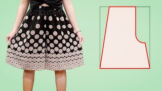 How to make a short culottes trousers  DIY shorts skirt pants short Palazzo pants [upl. by Uda]