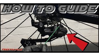 Shimano GRX 400 Rear Derailleur Clutch Adjustment [upl. by Durston]