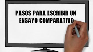 Como se hace un ensayo comparativo  ENSAYO COMPARATIVO [upl. by Donetta]