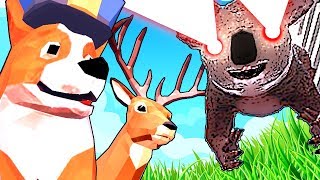 We Forced SECRET BOSSES To FIGHT And It Was An EPIC BATTLE in DEEEER Simulator Deer Sim New Update [upl. by Nagad798]