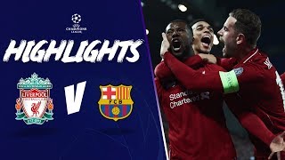 Reds complete miracle comeback against Barca Liverpool 40 Barcelona  Champions League [upl. by Nilyram893]