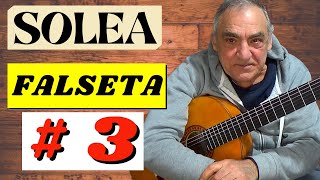 Solea falseta 3 Flamenco guitar lesson [upl. by Anod988]