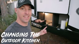 Making The Outdoor Kitchen More Functional [upl. by Eachern]