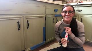 Touching up chipped painted kitchen cabinets [upl. by Magnum]