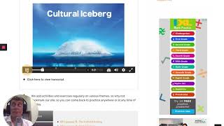 Cultural Iceberg Listening Practice IB English Language B [upl. by Molli]