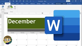 Creating a Calendar in Microsoft Word [upl. by Sorrows602]