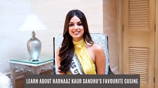 Revealed Harnaaz Kaur Sandhus Favourite Cusine [upl. by Brendis]