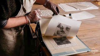 Intaglio Printing  In The Studio  Jacksons Art [upl. by Elo]