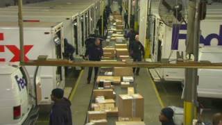 Inside FedExs big shipping day [upl. by Downe]