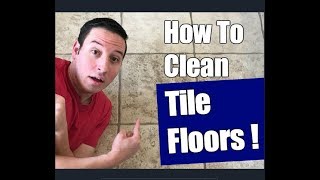 How To Clean Ceramic Tile Floors  Floor Transformation [upl. by Semajwerdna224]