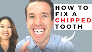 How To Fix A Chipped Tooth  Drs Christine and Nate [upl. by Rayham]