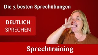 Sprechtraining  Die drei besten Sprechübungen [upl. by Timus]