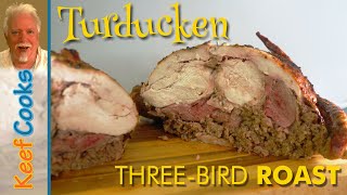 Turducken  Three Bird Roast  Chiduckey [upl. by Burke319]