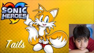 Tails Voice clips  William Corkery Sonic Heroes [upl. by Idnas]