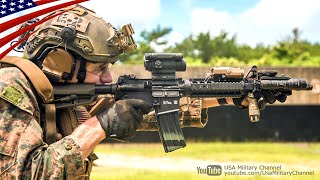 Force Recon quotM4 Carbine amp M45 Pistolquot Combat Marksmanship Training [upl. by Tolley10]