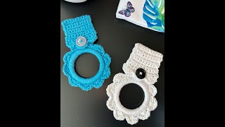 How to Crochet a Towel Holder [upl. by Onia689]