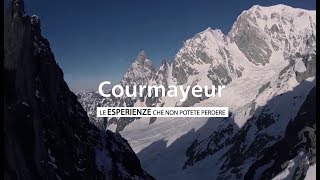 Courmayeur Mont Blanc Inverno  video 2020 [upl. by Madancy]