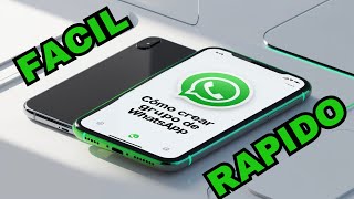 Cómo CREAR un GRUPO de WhatsApp [upl. by Aelat]