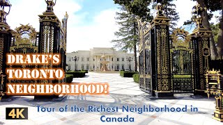 4K Richest Toronto Neighborhood  Bridle Path CANADA Walking Tour [upl. by Sybil]