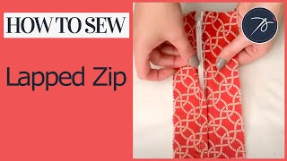 How to Insert a Lapped Zipper [upl. by Yenar]