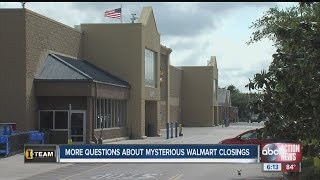 More questions about mysterious Walmart closings [upl. by Ecniuq767]