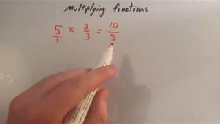 Multiplying Fractions  Corbettmaths [upl. by Omsare]