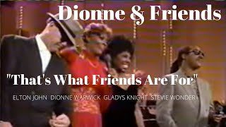 Dionne amp Friends quotThats What Friends Are Forquot 1988 [upl. by Eirruc]