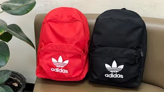 Adidas Originals Adicolor Classic Backpacks  unpackingunboxing  Azo Edition [upl. by Grenville]