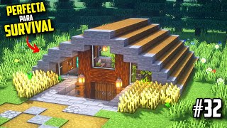 COMO HACER una CASA PERFECTA para SURVIVAL en MINECRAFT [upl. by Faustine]