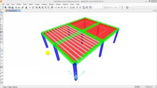 MODELO SAP2000 LOSA VIGUETAS [upl. by Asnarepse]