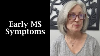 Early Multiple Sclerosis Symptoms What it Feels Like [upl. by Kip]