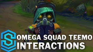 Omega Squad Teemo Special Interactions [upl. by Batory]