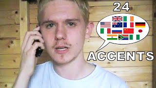 The English Language In 24 Accents [upl. by Theran]