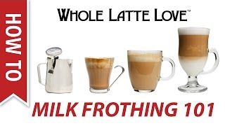 Milk Frothing for Beginners [upl. by Iroak]