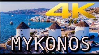 Beautiful Mykonos Greece in 4K HD [upl. by Heady]