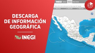 Descarga de información geográfica INEGIMéxico [upl. by Dru]