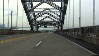 Old Bayonne Bridge northbound [upl. by Ylellan]