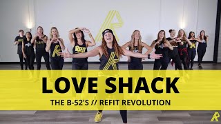 “Love Shack”  The B52’s  Dance Fitness Choreography  REFIT® Revolution [upl. by Maya]