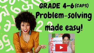 Problem Solving in Mathematics made easy 2020  CAPS  Grade 4 5 6 Mathematics [upl. by Assela]