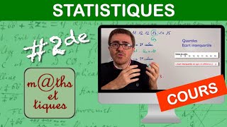 LE COURS  Statistiques  Seconde [upl. by Yetac]