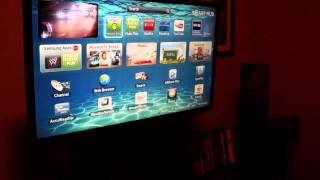 Samsung HDTV UN32EH5300F Unboxing and Review [upl. by Ahseekan648]