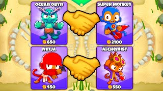 this MAGIC tower combination is actually unbeatable Bloons TD Battles 2 [upl. by Lebatsirhc284]