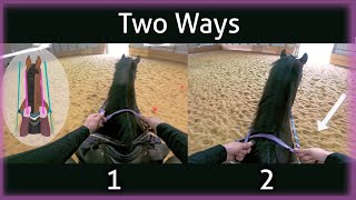 How To Use The Reins On A Horse 🐴 [upl. by Ludie916]