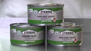 Sternos Family of Green Chafing Fuels [upl. by Nylsor]