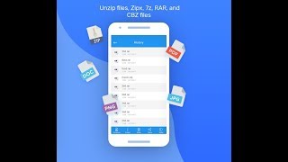 How To Unzip Files In Android [upl. by Sairahcaz]