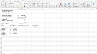 How To Create an Amortization Schedule Leases [upl. by Mobley724]