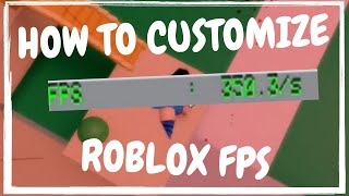 HOW TO SET CUSTOM FPS  ROBLOX [upl. by Lladnar]