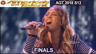 Glennis Grace sings “Run” ABSOLUTELY SENSATIONAL  Americas Got Talent 2018 Finale AGT [upl. by Bremer]